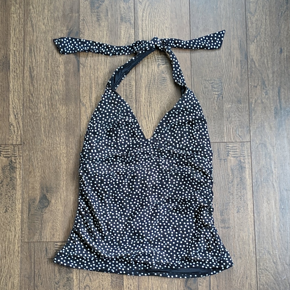 Ann Taylor PolkaDot Tankini Top